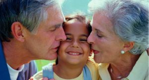 Grandparents may have their physical and personality traits passed to grandkids